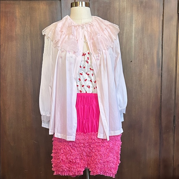 Pink Ruffled Shortie Bloomers XL - Picture 4 of 7